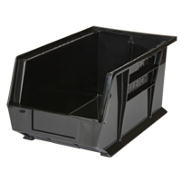 Bac empilable & &agrave; suspendre, 8-1/4" la, 7" h x 14-3/4" p, Noir Northern Industrial Supply Inc.
