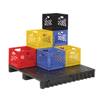 Caisse en plastique pour produits laitiers Northern Industrial Supply Inc.