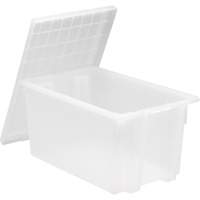 Contenant robuste Stack & Nest, 15" x 19,5" x 29,5", Transparent Northern Industrial Supply Inc.