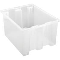 Contenant robuste Stack & Nest, 10" x 15,5" x 19,5", Transparent Northern Industrial Supply Inc.