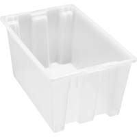 Contenant robuste Stack & Nest, 15" x 19,5" x 29,5", Transparent Northern Industrial Supply Inc.