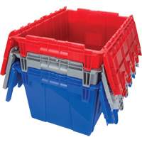 Contenant de distribution en plastique avec dessus basculant, 21,65" x 15,5" x 12,5", Gris Northern Industrial Supply Inc.