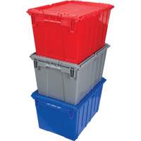Contenant de distribution en plastique avec dessus basculant, 21,65" x 15,5" x 12,5", Gris Northern Industrial Supply Inc.