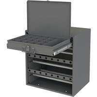 Wire and Terminal Storage Cabinet, Steel, 1 Drawers, 15-9/16" x 11-7/8" x 16-3/8", Grey Northern Industrial Supply Inc.