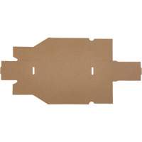 Boîtes profondes en carton ondul&eacute;, 3-3/4" la x 11-1/4" p x 4-1/2" h, Beige Northern Industrial Supply Inc.