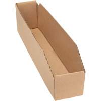 Boîtes profondes en carton ondul&eacute;, 1-7/8" la x 17-1/8" p x 4-1/2" h, Beige Northern Industrial Supply Inc.