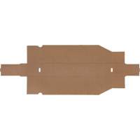 Boîtes profondes en carton ondul&eacute;, 1-7/8" la x 17-1/8" p x 4-1/2" h, Beige Northern Industrial Supply Inc.
