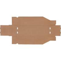 Boîtes profondes en carton ondul&eacute;, 5-3/4" la x 17-1/4" p x 4-1/2" h, Beige Northern Industrial Supply Inc.