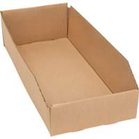 Boîtes profondes en carton ondul&eacute;, 7-3/4" la x 17-1/4" p x 4-1/2" h, Beige Northern Industrial Supply Inc.
