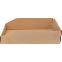 Boîtes profondes en carton ondul&eacute;, 9-3/4" la x 17-1/4" p x 4-1/2" h, Beige Northern Industrial Supply Inc.