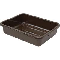 Bac d'entreposage tout usage &agrave; fond rainur&eacute;, 5" ha x 15" p x 21" lo, Plastique, Brun Northern Industrial Supply Inc.