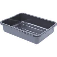 Bac d'entreposage tout usage &agrave; fond rainur&eacute;, 5" ha x 15" p x 21" lo, Plastique, Gris Northern Industrial Supply Inc.
