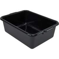 Bac d'entreposage tout usage &agrave; fond plat, 7" ha x 15" p x 21" lo, Plastique, Noir Northern Industrial Supply Inc.