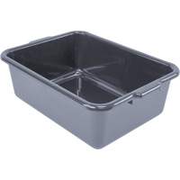 Bac d'entreposage tout usage &agrave; fond plat, 7" ha x 15" p x 21" lo, Plastique, Gris Northern Industrial Supply Inc.