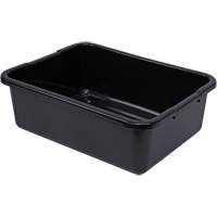 Bac d'entreposage tout usage &agrave; fond rainur&eacute;, 7" ha x 15" p x 21" lo, Plastique, Noir Northern Industrial Supply Inc.