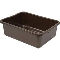 Bac d'entreposage tout usage &agrave; fond rainur&eacute;, 7" ha x 15" p x 21" lo, Plastique, Brun Northern Industrial Supply Inc.