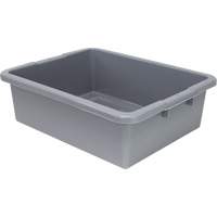 Bac d'entreposage tout usage &agrave; fond rainur&eacute;, 7" ha x 17" p x 22" lo, Plastique, Gris Northern Industrial Supply Inc.