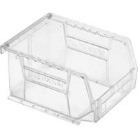 Bacs tr&egrave;s transparents Ultra, 4-1/8" la, 3" h x 5-3/8" p, Transparent Northern Industrial Supply Inc.