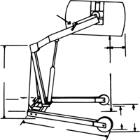Manipulateurs de barils Hydra-Lift, Capacit&eacute; 55 gal. US (45 gal. imp.) Northern Industrial Supply Inc.