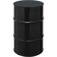 Barils en acier, 55 gal. US (45 gal. imp.), Non doubl&eacute;, Noir, Dessus ferm&eacute;, 1A1/X1.8/300, Calibre 20 Northern Industrial Supply Inc.