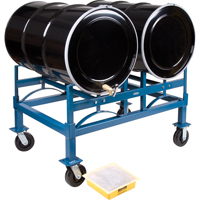 Porte-barils empilables, 2 barils, Capacit&eacute; de 1600 lb, 45-1/2" la x 30" p x 12-1/2" h Northern Industrial Supply Inc.