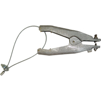 Prise de masse statique (s&eacute;rie GAT), Corps en Aluminium coul&eacute;, Pointe style cuvette en Laiton, 2 pointes style cuvette isol&eacute;es Configuration, 1-1/4" Ouverture max. Northern Industrial Supply Inc.