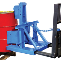 Manipulateur de barils MORSPEED 1500 pour chariot &eacute;l&eacute;vateur, Pour 55 gal. US (45 gal. imp.) Northern Industrial Supply Inc.
