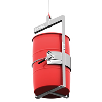 Stainless Steel Below-Hook Drum Lifter, 30 - 55 US Gal. (25 - 45 Imperial Gal.), 1000 lbs./454 kg Cap. Northern Industrial Supply Inc.