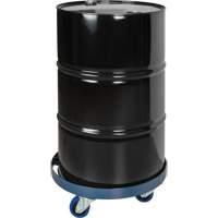 Drum Dolly, Steel, 1400 lbs. Capacity, 24" Diameter, Blue Elastic Casters Northern Industrial Supply Inc.