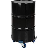 Drum Dolly, Steel, 1400 lbs. Capacity, 24" Diameter, Blue Elastic Casters Northern Industrial Supply Inc.