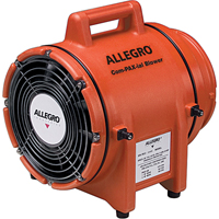 ALLEGRO INDUSTRIES 8" Plastic COM-PAX-IAL Blowers, 1/3 HP, 831 CFM Northern Industrial Supply Inc.