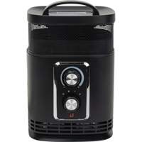 360 Degree Surround Portable Heater, Ceramic, Electric, 5200 BTU/H Northern Industrial Supply Inc.