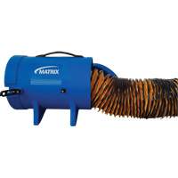 8" Air Blower with 25' Ducting & Canister, 1/4 HP, 816 CFM Northern Industrial Supply Inc.