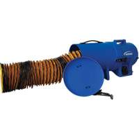 8" Air Blower with 25' Ducting & Canister, 1/4 HP, 816 CFM Northern Industrial Supply Inc.