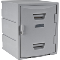 Locker, 15" x 15" x 18", Grey, Assembled Northern Industrial Supply Inc.