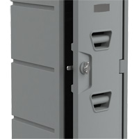 Locker, 12" x 15" x 36", Grey, Assembled Northern Industrial Supply Inc.