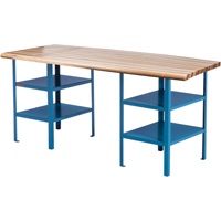 &eacute;tabli sur pi&eacute;destal extra robuste, Cap 2500 lb, 120" la x 30" p, 34" h Northern Industrial Supply Inc.