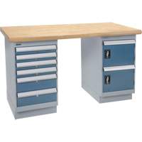 &eacute;tabli, Porte & tiroirs, Cap 2500 lb, 60" la x 36" p, 34" h Northern Industrial Supply Inc.