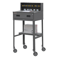 Shop Desk, 23" W x 20" D x 47-3/4" H, Grey Northern Industrial Supply Inc.