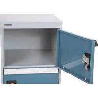 Two-Door Pedestal Workbench, 28" H x 18" W x 21" D Northern Industrial Supply Inc.