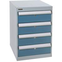 Four-Drawer Pedestal Workbench, 18" W x 21" D x 28" H Northern Industrial Supply Inc.