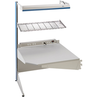 Arlink Preconfigured Workstation, 36" W x 28" D x 84" H, Single Sided Corner Add-On Northern Industrial Supply Inc.