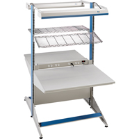 Arlink Preconfigured Workstation, 36" W x 56" D x 84" H, Double Sided Corner Add-On Northern Industrial Supply Inc.