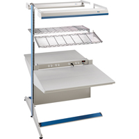 Arlink Preconfigured Workstation, 36" W x 56" D x 84" H, Double Sided Add-On Northern Industrial Supply Inc.