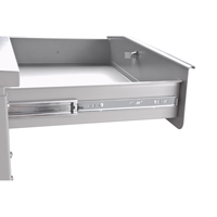 Cabinet Style Shop Desk, 34-1/2" W x 30" D x 53" H, Grey Northern Industrial Supply Inc.