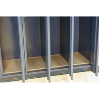 Locker Base Insert, Fits Locker Size 12" x 18", Dark Grey, Plastic Northern Industrial Supply Inc.