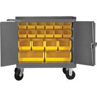 Armoire d'&eacute;tabli mobile avec bacs, Acier Surface Northern Industrial Supply Inc.