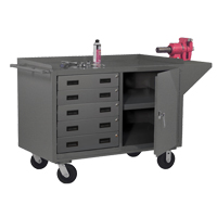 Armoire d'&eacute;tabli mobile, Acier Surface Northern Industrial Supply Inc.