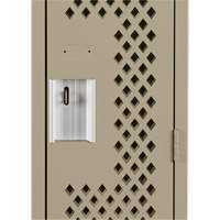 Casiers Clean Line, Bloc de 2, 24" x 12" x 72", Acier, Beige, Rivet (assembl&eacute;), Perfor&eacute; Northern Industrial Supply Inc.
