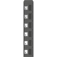Petits casiers &eacute;conomiques assembl&eacute;s et perfor&eacute;s Clean Line, 6 niveaux, 18" x 72" x 12", Acier Northern Industrial Supply Inc.